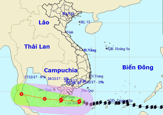 Bão[-]số[-]16[-]suy[-]yếu[-]thành[-]áp[-]thấp[-]khi[-]quét[-]qua[-]Cà[-]Mau